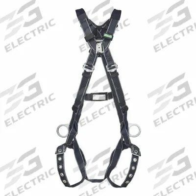 MSA Fall Protection Harness: Hot Work, Confined Spaces/Gen Use/Welding, Vest Harness - Hot Work Vest-Style Harnesses for Positioning