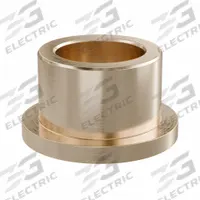 Flanged Sleeve Bearing: Bronze, SAE 841, 5/8 in Bore, 7/8 in OD, 5/8 in Lg, USDA H-1 Approved, 3 PK (MPN ECOF101410). Key specifications — System of Measurement: Inch; Lubricant Material: USDA H-1 Approved; Material Grade: SAE 841; Flange Type: Flanged; Brand: BUNTING BEARINGS.