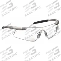 APPROVED VENDOR Safety Glasses: Clear Lens, Frameless, Mirrored/Scratch-Resistant, Silver Frame (MPN 4FA10). Key specifications — Brand: APPROVED VENDOR; Frame Color: Silver; Lens Color: Clear; Lens Properties: Scratch-Resistant / Mirrored.