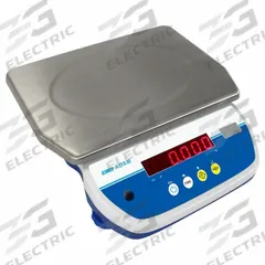 ADAM EQUIPMENT Food Scale: 8 1/4 in Weighing Surface Dp, 11 3/4 in Weighing Surface Wd, LED, ABW 32. Key specifications — Readability: 0.01 lb, 5 g; Brand: ADAM EQUIPMENT; IP Rating: Not IP Rated.