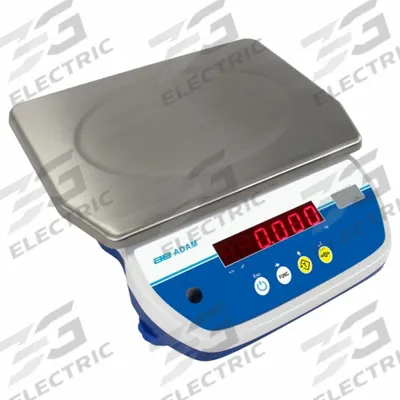 ADAM EQUIPMENT Food Scale: 8 1/4 in Weighing Surface Dp, 11 3/4 in Weighing Surface Wd - Food Scales