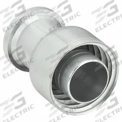 AEROQUIP Hydraulic Flange Fitting: 1/2 in Hydraulic Hose I.D., 3/4 in Hydraulic Flange Size (MPN 1A12FL8). Key specifications — attr95970: Straight; attr95968: Carbon Steel; attr98911: AEROQUIP.
