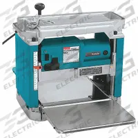 MAKITA Portable Planer: 115V, Single-Phase, 15 A, 12 in Max. Wd, 6 1/4 in Max. Ht, 8,500 RPM, 28 fpm (MPN 2012NB). Key specifications — attr217217: Single-Phase; attr217193: 28 fpm; attr217226: 120V AC; attr217178: MAKITA.