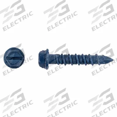 TAPCON Screw Anchor: 1 1/4 in Overall Lg, 1/4 in Dia, Steel, External Hex, Hex - Hex-Head Screw Anchors