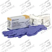 FIRST AID ONLY Compress: 9 in Dressing Lg, 5 in Dressing Wd, Gauze, Sterile, Clips (MPN 2-016). Key specifications — Water Resistance: Not Water Resistant; Self-Adhesion: Not Self-Adhering; Unitized: Unitized; Standards: ANSI Z308.1-2015; Manufacturer Part Number: 2-016; Package Type: Box; Product Type: Compress; Sterility: Sterile.