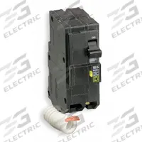 SQUARE D Miniature Circuit Breaker: 15 A, 120/240V AC, Single Phase, 10kA at 120/240V AC, 2 Poles (MPN QO215EPD). Key specifications — Phase: Single; Amps: 15 A; AC Voltage Rating: 120/240V AC; Max. AIR Rating: 10kA at 120/240V AC; For Use With: QO Load Centers and NQ Panelboards; Brand: SQUARE D.