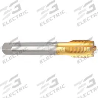 WIDIA GTD Straight Flute Tap: 3/8"-19 BSPP, 4 Flute, Plug Chamfer, Black Oxide Cobalt (MPN VTSPO8607)