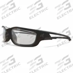 EDGE EYEWEAR Safety Glasses: Clear Lens, Full-Frame, Metal Detectable, Black Frame, Kazbek XL Series (MPN SK-XL111). Key specifications — Brand: EDGE EYEWEAR; Frame Color: Black; Lens Color: Clear.