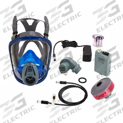 PAPR System: Full Facepiece, Mask-Mount, M - MSA OptimAir General Purpose PAPR Systems