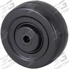 APPROVED VENDOR Caster Wheel: 3 in Wheel Dia., 1 1/4 in Wheel Wd, Rubber, 125 lb Load Rating, Rubber (MPN RR0305205). Key specifications — Wheel Core Material: Rubber; Wheel/Tread Color: Black; Brand: APPROVED VENDOR.