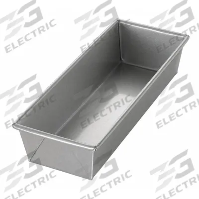 CHICAGO METALLIC Bread Pan: Aluminized Steel, 1 Slots, 5 in Overall Wd, 2 3/4 in Overall Dp - Bread & Loaf Pans