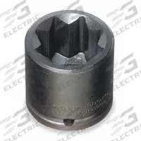 PROTO Impact Socket: 1/2 in Drive Size, SAE, 1 in Socket Size, 8-Point, Std, 1 3/4 in Overall Lg (MPN J7432S). Key specifications — attr1215501: PROTO; attr1215515: Black Oxide; attr1215518: 1 in.