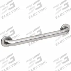 WINGITS Wall Grab Bar: Straight, 42 in Lg, 1 1/2 in Dia, Stainless Steel, Satin, 800 lb Wt Capacity (MPN WGB6SS42). Key specifications — Brand: WINGITS.