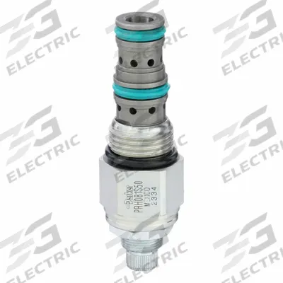 Parker Cartridge Valve: Steel, Block-Mounted, Two Positions, Normally Closed - Pressure Control Cartridge Valves
