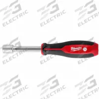 MILWAUKEE Nut Driver: Straight, HollowCore™, SAE, Without Magnetized Tip, Std, Hollow Hex Nut Driver (MPN 48-22-2455). Key specifications — attr1214485: Hex; attr1214505: MILWAUKEE.