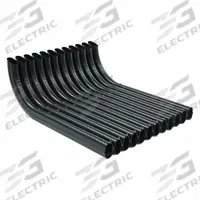 EZ ROUTE Routing System: Plastic, 12 Channels, For 1/2 in_5/8 in Tube Outside Dia, 26 in Overall Lg (MPN P01-12). Key specifications — Brand: EZ ROUTE; Color: Black.