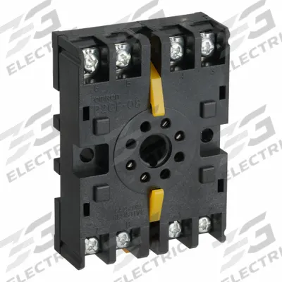OMRON Socket: 5 A Rating, DIN-Rail/Surface Socket Mounting - Combination DIN-Rail & Surface-Mounted Sockets