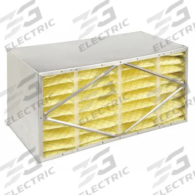 GRAINGER Rigid Cell Air Filter: 12 in x 24 in x 12 in, Synthetic - MERV 14 Rigid Cell Air Filters