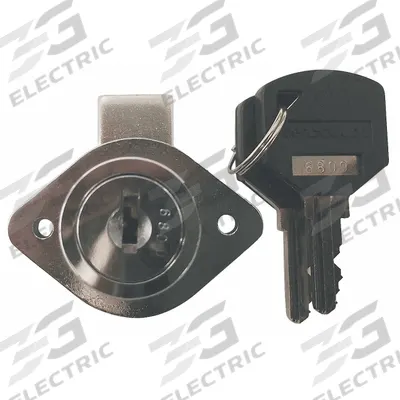 DELTA LOCK Sliding Door Lock: 1 5/16 in Lg, 2 in Wd - Locks for Sliding Doors