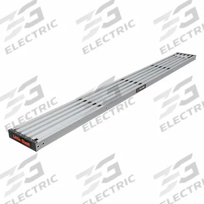 LITTLE GIANT Scaffolding Plank: Aluminum, Aluminum, 10 ft Overall Lg - Max - Ladder Planks