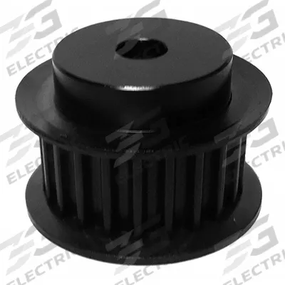 APPROVED VENDOR Timing Pulley: Modified Curvilinear, Plain, For 21 mm Belt Wd, 22 Teeth - GT Section Plain-Bore Timing Pulleys with Hub