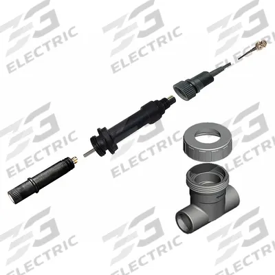 SENSOREX Sensor Kit: S8300-ORP/10/BNC, ORP, -1999 to 1999 mV, Flat, 3.05 m Cable Lg - Electrode, Probe & Sensor Kits