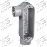 Conduit Outlet Body: Aluminum, 1 1/4 in Trade Size, LR Body, 32 cu in Body Capacity, Threaded Hub (MPN OLR-4). Key specifications — Finish: Powder Coated; Includes: Stainless Steel Screws; For Use With: IMC; Brand: HUBBELL KILLARK; Hub Style: Threaded; Mfr. Series: O.