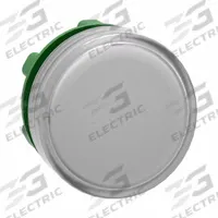 SCHNEIDER ELECTRIC Pilot Light Head: 22 mm Panel Mounting Hole Dia, White, Smooth, LED, XB5 Series (MPN ZB5AV013). Key specifications — Brand: SCHNEIDER; Compatible Lamp Module Type: Universal LED Module; Compatible with Series: XB5.