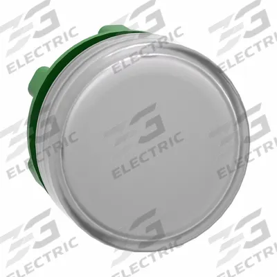 SCHNEIDER Pilot Light Head: 22 mm Panel Mounting Hole Dia, White, Smooth, LED - Pilot-Light Heads