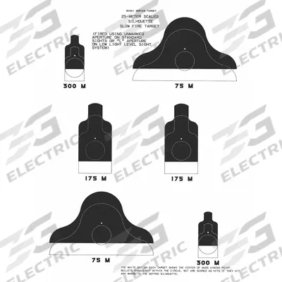 ACTION TARGET Shooting Range Targets: Tagboard Paper, Bullseye Target, 22 1/2 in Ht - Bullseye Targets