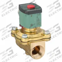 REDHAT Solenoid Valve: 2-Way, Normally Closed, 1 in Pipe Size, 220V AC/240V AC, Watertight, NBR Seal (MPN 8210G054LF 240/60/220/50). Key specifications — Pipe Size: 1 in; Voltage: 240V AC; Brand: REDHAT; Coil Enclosure: Watertight.