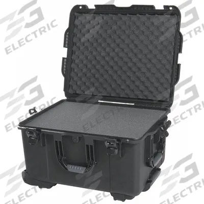 NANUK CASES Protective Case: 17 in x 22 in x 12 7/8 in Inside, Pick and Pluck, Black - Standard Protective Transport Cases