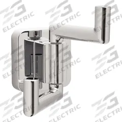 SPEAKMAN Robe Hook: 3 3/8 in x 4 3/4 in x 1 1/2 in, Brass, Polished, 38 lb Wt Capacity (MPN SA-2408). Key specifications — Brand: SPEAKMAN; Material: Brass.