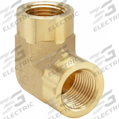 PARKER Metal Pipe Elbow: 90° Elbow, 1 in x 1 in - Threaded High-Pressure Pipe Fittings