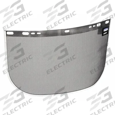 JACKSON SAFETY Face Shield Visor: 15 1/2 in Overall Wd, 9 in Overall Ht - Ventilated Mesh Replacement Visors