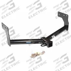 REESE Step Bumper Receiver: III, 4,000 lb Gross Trailer Wt Capacity, 400 lb Tongue Wt, Steel (MPN 75531). Key specifications — Finish: Powder Coated; Drilling Required: No; Vehicle Make: Mazda; Vehicle Model: CX-9; Brand: REESE.