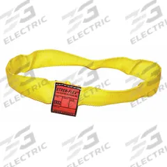 STREN-FLEX Round Sling: Type 5, Polyester, Nylon, 8 ft Sling Lg, 1 3/32 in Body Dia (MPN STRERS3-08). Key specifications — Brand: STREN-FLEX.