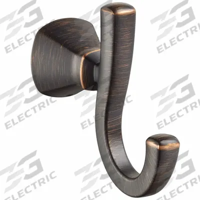 AMERICAN STANDARD Robe Hook: 4 1/8 in x 1 7/8 in x 4 3/8 in, Metal - Bathroom Hooks
