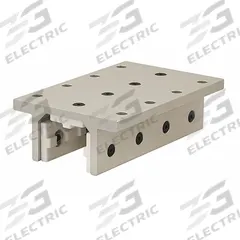 Linear Bearing: 15 Series, 4 in L x 1 7/8 in W x 6 in H, Silver, Double Flanged, High-Cycle (MPN 6836). Key specifications — Brand: 80/20; Housing Material: Aluminum; Includes: Shims; Finish: Anodized; Includes Fasteners: Yes.