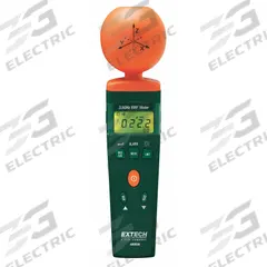 EXTECH RF Field Meter: 3.5 GHz Max Freq Measurement, 50 MHz Min Freq Measurement, 4 Digits (MPN 480836). Key specifications — Testing Functions: Electromagnetic Fields; Brand: EXTECH; Alert Type: Digital Display.