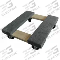 APPROVED VENDOR General Purpose Dolly: 1,000 lb, Brown, 16 in L x 16 in W x 5 in H Deck, (4) Swivel (MPN 48J067). Key specifications — Brand: APPROVED VENDOR; Color: Brown; Caster/Wheel Configuration: (4) Swivel; Lip Type: Flush; With Tow Eye: No.