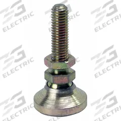 Leveling Feet: 20 Series/25 Series/30 Series/40 Series/45 Series, Steel, 26 mm x 25.4 mm x 80.5 mm (MPN 65-2212). Key specifications — Includes Fasteners: Yes; Mounting Type: Drop-In; System of Measurement: Metric; Finish: Zinc-Plated; Brand: 80/20; Material: Steel; Product Type: Deluxe Leveling Foot; Adjustable: Yes.