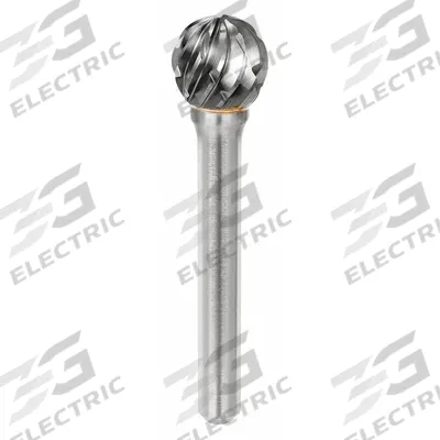 SGS PRO Carbide Bur: Ball, SD-3, Steel Cut, 3/8" Head - Steel-Cut Ball Burs