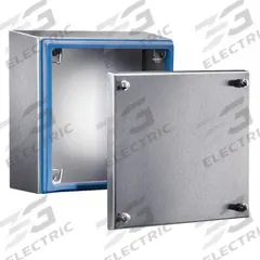 RITTAL Enclosure: 304 Stainless Steel, 6 in x 6 in x 5 in, NEMA 1/12/13/3/3X/4/4X, Solid Cover (MPN 1671600). Key specifications — Brand: RITTAL; Closure Method: Screws; Enclosure Material: 304 Stainless Steel; Knockouts: Not Included.