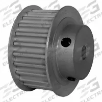 DAYTON Timing Pulley: Modified Curvilinear, Fixed, For GT Timing Belt Section, For 15 mm Belt Wd (MPN 25-5P15M6FA10). Key specifications — Brand: DAYTON; Finish: Clear Anodized; For Belt Series: Powerhouse®.