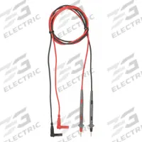 FLUKE Test Lead Kit: CAT III 300V, Std Probe, Shrouded Banana Plug, 4 ft Lg, 18 AWG Wire Size (MPN Fluke-L211). Key specifications — Brand: FLUKE.