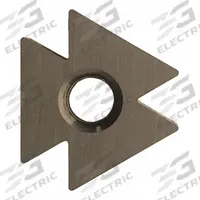 SHAVIV Deburring Replacement Blade: D80C, Carbide, Right Hand/Left Hand (MPN 151-29031). Key specifications — attr977619: D80C; attr977625: Steel; attr952445: SHAVIV.