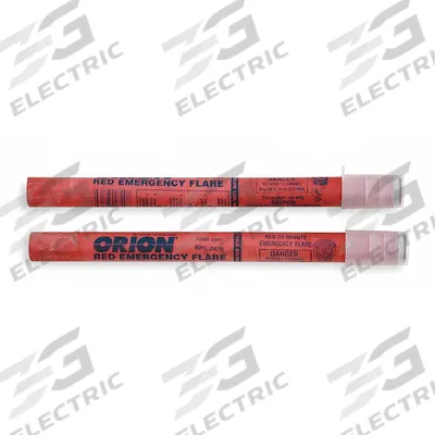 APPROVED VENDOR Incendiary Flare: No Stand, Red, 20 min Burn Duration - Incendiary Road Flares