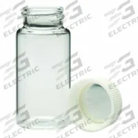 WHEATON Glass Vials & Ampules - Vial: 20 mL, Includes Closure, Polypropylene, 28 mm Body Dia, Round (MPN 986581). Key specifications — Body Color: Colorless; Screw Closure Size: 22-400 mm; Brand: WHEATON; Bottom Shape: Round; Self-Standing: Self-Standing.