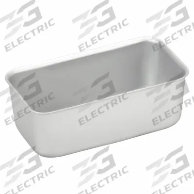 VOLLRATH Loaf Pan: Anodized Aluminum, 4 1/8 in Overall Wd, 5 1/2 in Overall Dp - Bread & Loaf Pans